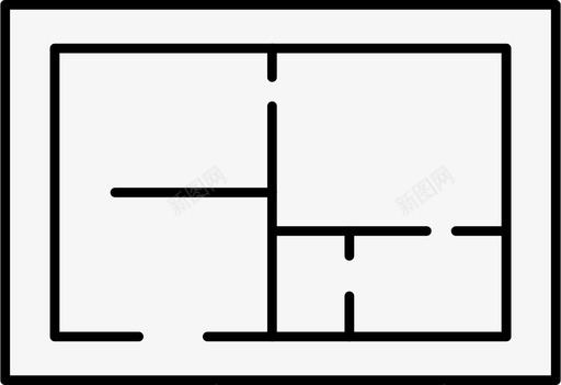 建筑蓝图计划图标图标