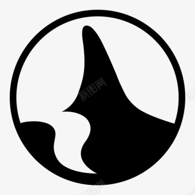 虎鲸海豚图标图标