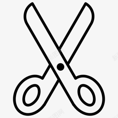 剪刀切割工具修剪器图标图标