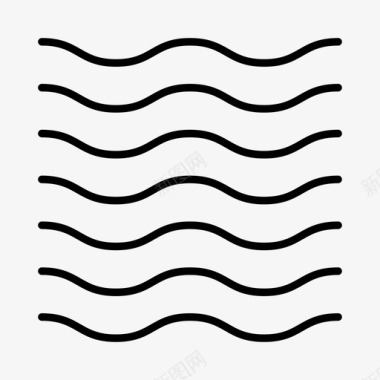 儿童图案图形波浪线几何图形图案图标图标