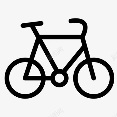 自行车运动旅游图标图标