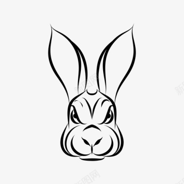 兔子吉祥物动物吉祥物家畜图标图标