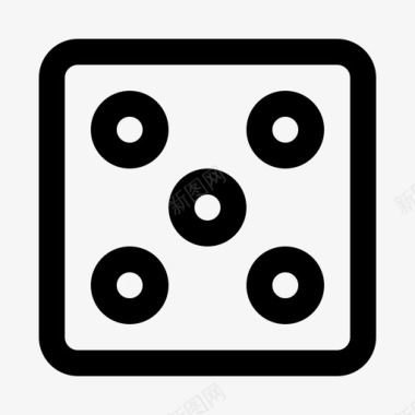 骰子五游戏图标图标