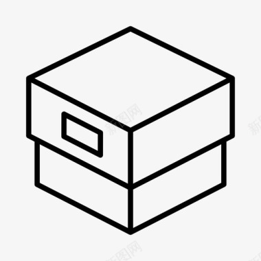 箱子箱子配送物流图标图标