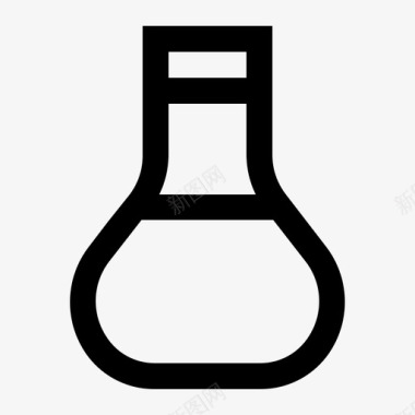 锥形礼炮烧瓶化学锥形烧瓶图标图标