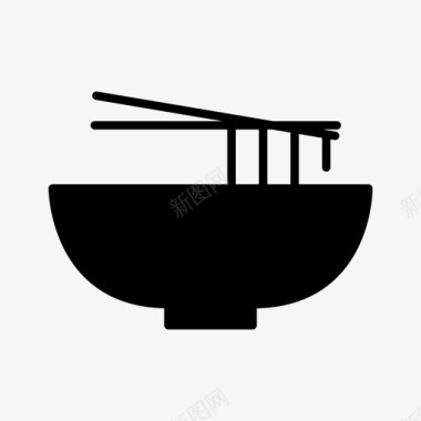 中餐筷子日式图标图标