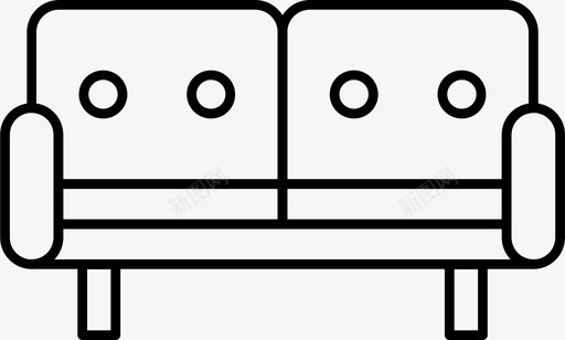 套装沙发沙发家具沙发图标图标
