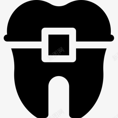 牙套牙医49填充图标图标