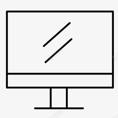 电脑标志显示器电脑教育图标图标