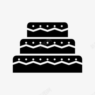 生日蛋糕奶油图标图标