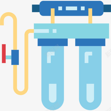 可拆卸水管8平滤水管工图标图标