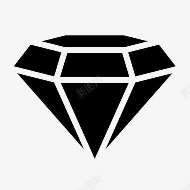 钻石豪华宝石图标图标