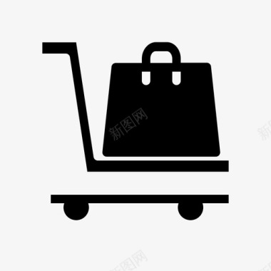 购物车购物袋商品图标图标