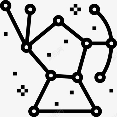 多层空间天文学空间119直线图标图标