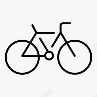自行车手动自行车轮子图标图标