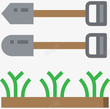 植物学植物学生活方式30平坦图标图标