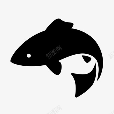 杀鱼素材鱼海洋海鲜图标图标