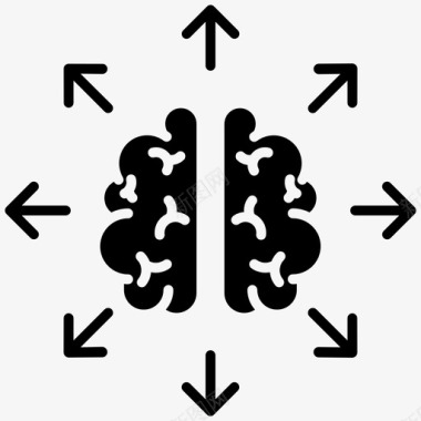 人工技术人工大脑图标图标