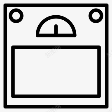电子秤厨房秤技术图标图标