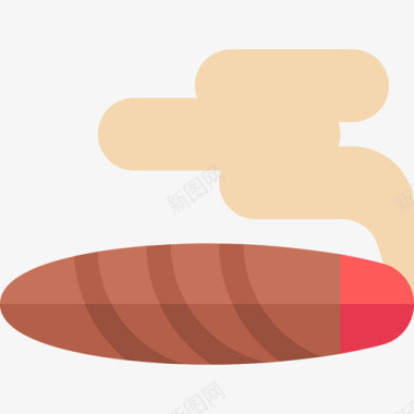 雪茄墨西哥26扁平图标图标