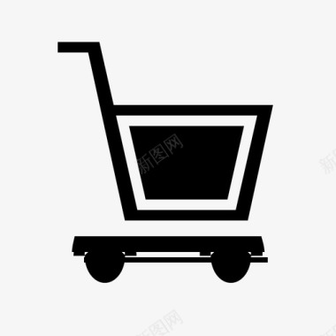 购物车商品网上商店图标图标