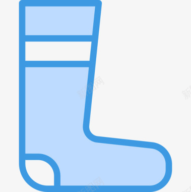 袜子跑步7号蓝色图标图标