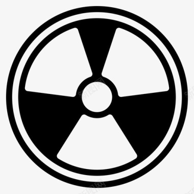 辐射危险核图标图标