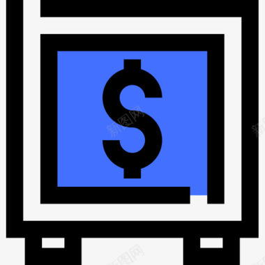 比特币金融科技11蓝色图标图标
