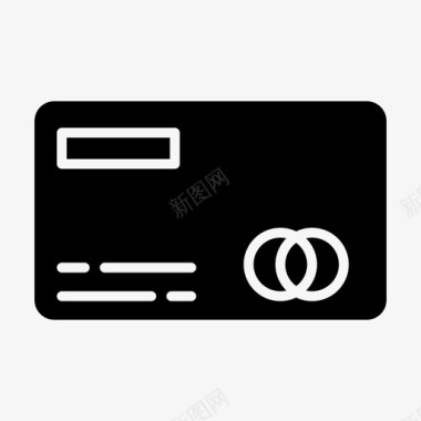 信用卡盗用信用卡账单发票图标图标