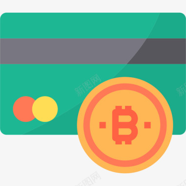 信用卡信用卡加密货币和比特币3持平图标图标