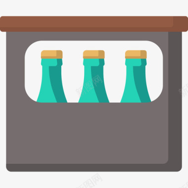 图标啤酒桶啤酒盒啤酒35平的图标图标