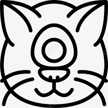 怪物设计独眼巨人怪物7直系图标图标