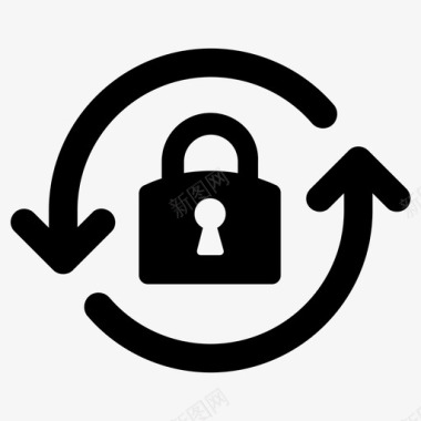 安全锁密码更改图标图标