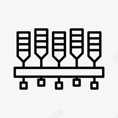 气缸发动机四缸图标图标