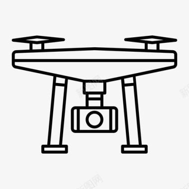 摄影无人机相机dji幻影图标图标