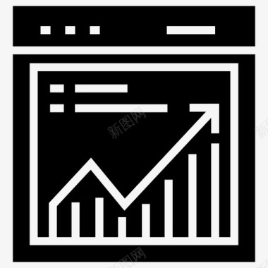 web分析业务进度财务分析图标图标