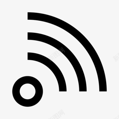 无线连接互联网信号图标图标
