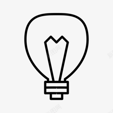 灯泡创意灯光图标图标