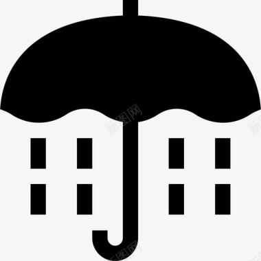 雨伞感恩节39填充图标图标