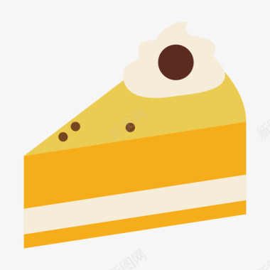 矢量蛋糕牡丹蛋糕图标