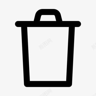 垃圾桶垃圾桶垃圾垃圾收集图标图标