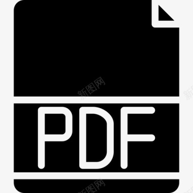 pdf画册Pdf文件扩展名4填充图标图标