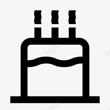 麦子蛋糕生日蛋糕饮料甜点图标图标