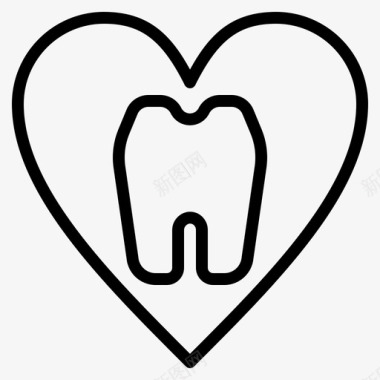 健康牙科医疗图标图标
