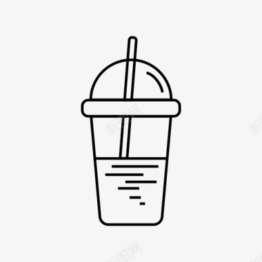 冰果汁混合饮料图标图标
