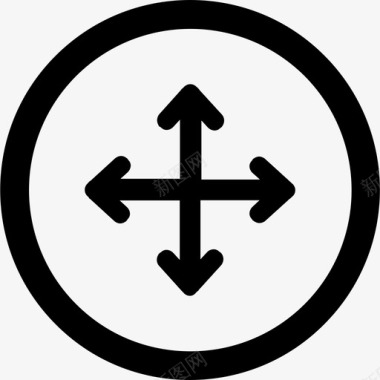 火焰圈素材移动-圈图标