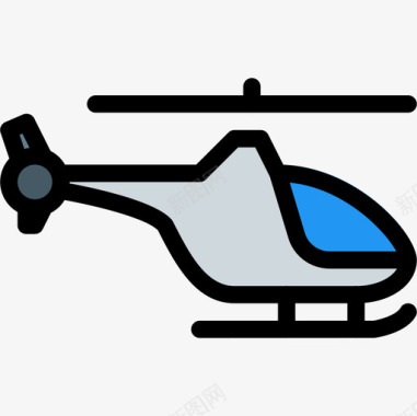 直升机运输103线颜色图标图标