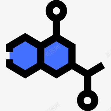 分子能量36蓝色图标图标