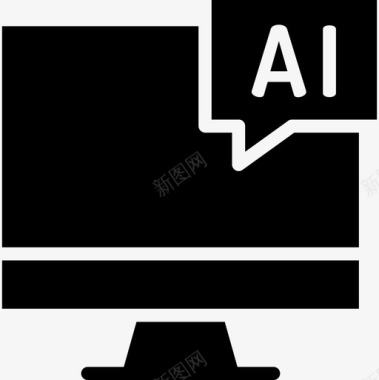 AI人工智能39坚固图标图标