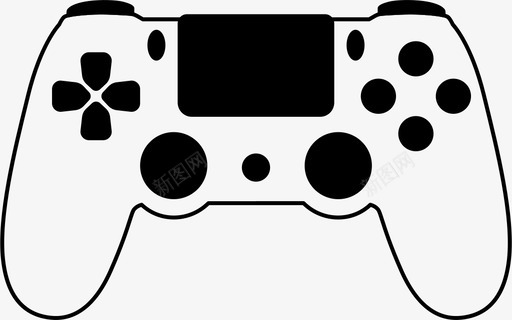 playstation控制器dualshockgamepad图标图标